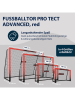 Hudora Voetbaldoel "Pro Tect 300 Advanced" zwart/rood
