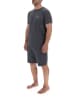 Pierre Cardin Pyjama-Shorts in Anthrazit