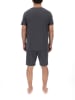 Pierre Cardin Pyjama-Shorts in Anthrazit