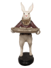 Clayre & Eef Decofiguur "Konijntje" beige/bruin - (B)50 x (H)107 x (D)63 cm