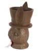 Clayre & Eef Deco-object "Konijntje" bruin/wit - (B)21 x (H)26 x (D)15 cm