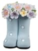 Clayre & Eef Dekoobjekt "Stiefel" in Hellblau/ Rosa - (B)10 x (H)12 x (T)10 cm