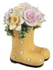 Clayre & Eef Deco-object "Laarzen" geel/lichtroze - (B)10 x (H)12 x (D)10 cm