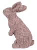 Clayre & Eef Decofiguur "Konijntje" lichtroze - (B)19 x (H)26 x (D)11 cm