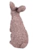 Clayre & Eef Dekofigur "Kaninchen" in Rosa - (B)19 x (H)26 x (T)11 cm