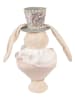 Clayre & Eef Dekoobjekt "Kaninchen" in Creme/ Rosa - (B)18 x (H)39 x (T)15 cm