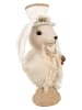 Clayre & Eef Deco-object "Konijntje" crème/beige - (B)24 x (H)50 x (D)17 cm