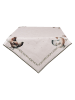 Clayre & Eef Tischdecke in Creme/ Schwarz - (L)100 x (B)100 cm