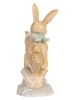 Clayre & Eef Dekoobjekt "Kaninchen" in Beige - (B)16 x (H)11 x (T)6 cm