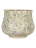 Clayre & Eef Blumentopf in Creme - (H)17 x Ø 21 cm