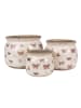 Clayre & Eef Bloempot beige - (H)15 x Ø 20 cm