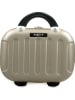 BlueStar Hardcase-Beautycase "Madrid" in Beige - (B)28 x (H)20 x (T)16 cm