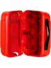 BlueStar Hardcase-beautycase "Lima" rood - (B)30 x (H)20 x (D)16 cm