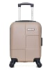 BlueStar Hardcase-trolley "Miami" beige - (B)32 x (H)46 x (D)20 cm
