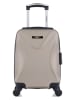 BlueStar Hardcase-Trolley "Garibaldi" in Beige - (B)32 x (H)46 x (T)20 cm