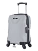 BlueStar Hardcase-trolley "Garibaldi" lichtgrijs - (B)32 x (H)46 x (D)20 cm