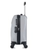 BlueStar Hardcase-trolley "Garibaldi" lichtgrijs - (B)32 x (H)46 x (D)20 cm