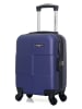 BlueStar Hardcase-trolley "Miami" blauw - (B)32 x (H)46 x (D)20 cm