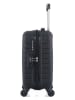 BlueStar Hardcase-Trolley "Cité" in Schwarz - (B)32 x (H)46 x (T)20 cm