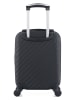 BlueStar Hardcase-Trolley "Cité" in Schwarz - (B)32 x (H)46 x (T)20 cm