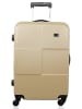 BlueStar Hardcase-Trolley "Miami" in Champagner - (B)31 x (H)49 x (T)20 cm