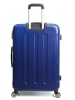 BlueStar Hardcase-Trolley "Tunis" in Blau - (B)35 x (H)55 x (T)21 cm