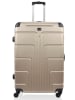 BlueStar Hardcase-trolley "Ottawa" champagnekleurig - (B)31 x (H)49 x (D)20 cm
