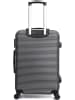 BlueStar Hardcase-Trolley "London" in Schwarz - (B)35 x (H)50 x (T)22 cm