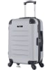 BlueStar Hardcase-Trolley "Opera" in Grau - (B)35 x (H)55 x (T)21 cm