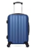 BlueStar Hardcase-Trolley "Napoli" in Blau - (B)35 x (H)55 x (T)21 cm