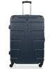 BlueStar Hardcase-trolley "Ottawa" donkerblauw - (B)31 x (H)49 x (D)20 cm