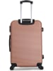BlueStar Hardcase-trolley "London" roségoudkleurig - (B)35 x (H)50 x (D)22 cm