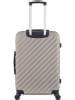 BlueStar Hardcase-trolley "Cite" beige - (B)41 x (H)65 x (D)26 cm