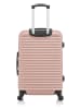 BlueStar Hardcase-trolley "Brazilia" lichtroze - (B)41 x (H)65 x (D)26 cm