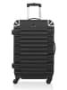 BlueStar Hardcase-Trolley "Lima" in Schwarz - (B)41 x (H)65 x (T)26 cm