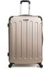 BlueStar Hardcase-Trolley "Madrid" in Champagner - (B)41 x (H)65 x (T)26 cm