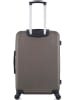 BlueStar Hardcase-trolley "Opera" bruin - (B)41 x (H)65 x (D)26 cm