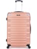 BlueStar Hardcase-Trolley "Lima" in Roségold - (B)41 x (H)65 x (T)26 cm