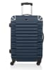 BlueStar Hardcase-trolley "Lima" donkerblauw - (B)41 x (H)65 x (D)26 cm