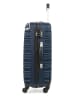 BlueStar Hardcase-Trolley "Lima" in Dunkelblau - (B)41 x (H)65 x (T)26 cm