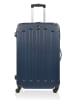 BlueStar Hardcase-trolley "Madrid" donkerblauw - (B)40,5 x (H)60 x (D)31 cm