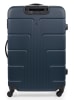 BlueStar Hardcase-Trolley "Ottawa" in Dunkelblau - (B)38 x (H)59 x (T)26 cm