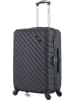 BlueStar Hardcase-Trolley "Cite" in Schwarz - (B)41 x (H)65 x (T)26 cm