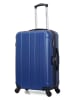 BlueStar Hardcase-Trolley "Napoli" in Blau - (B)41 x (H)65 x (T)26 cm