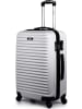 BlueStar Hardcase-Trolley "Brazilia" in Silber - (B)41 x (H)65 x (T)26 cm