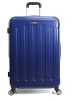 BlueStar Hardcase-trolley "Tunis" blauw - (B)40 x (H)65 x (D)26 cm
