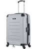 BlueStar Hardcase-trolley "Opera" grijs - (B)41 x (H)65 x (D)26 cm