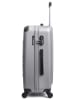 BlueStar Hardcase-trolley "Bucarest" zilverkleurig - (B)40 x (H)57 x (D)25 cm
