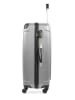 BlueStar Hardcase-trolley "Madrid" zilverkleurig - (B)41 x (H)65 x (D)26 cm