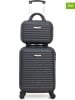 BlueStar 2-delige hardcase-trolleyset "Brazilia-H" antraciet